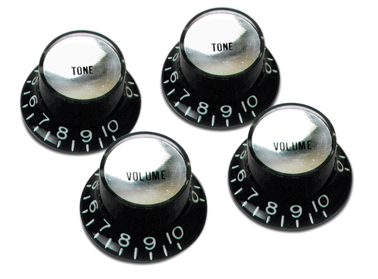 Gibson S & A MK010 Volum/tone knobs "top-hat" 